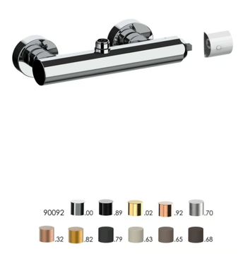 NARCISO S 78007S - 2 hole external shower mixer by Rubinetterie Frattini - view 3